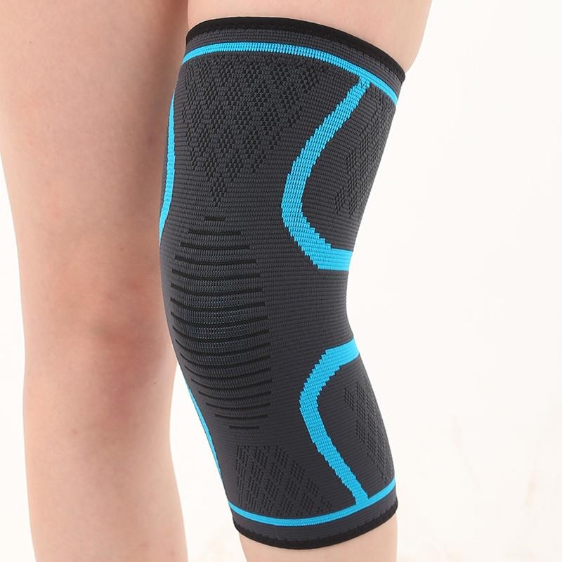 Sports Equipment Knee Support - Deportes compresión rodilla cadera doble corrugado