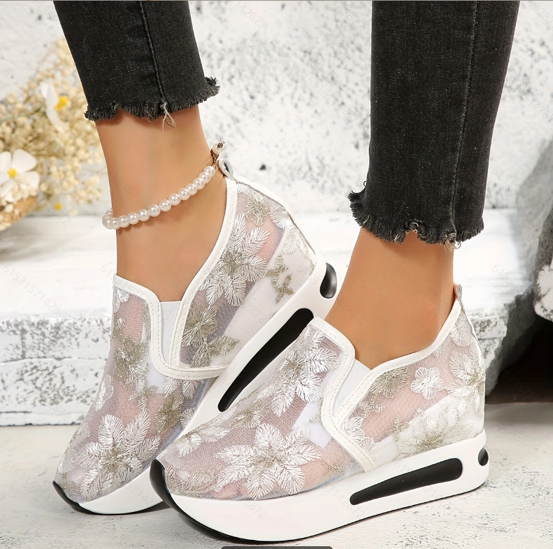 Sports Equipment For Running - Zapatos planos de encaje con plataforma