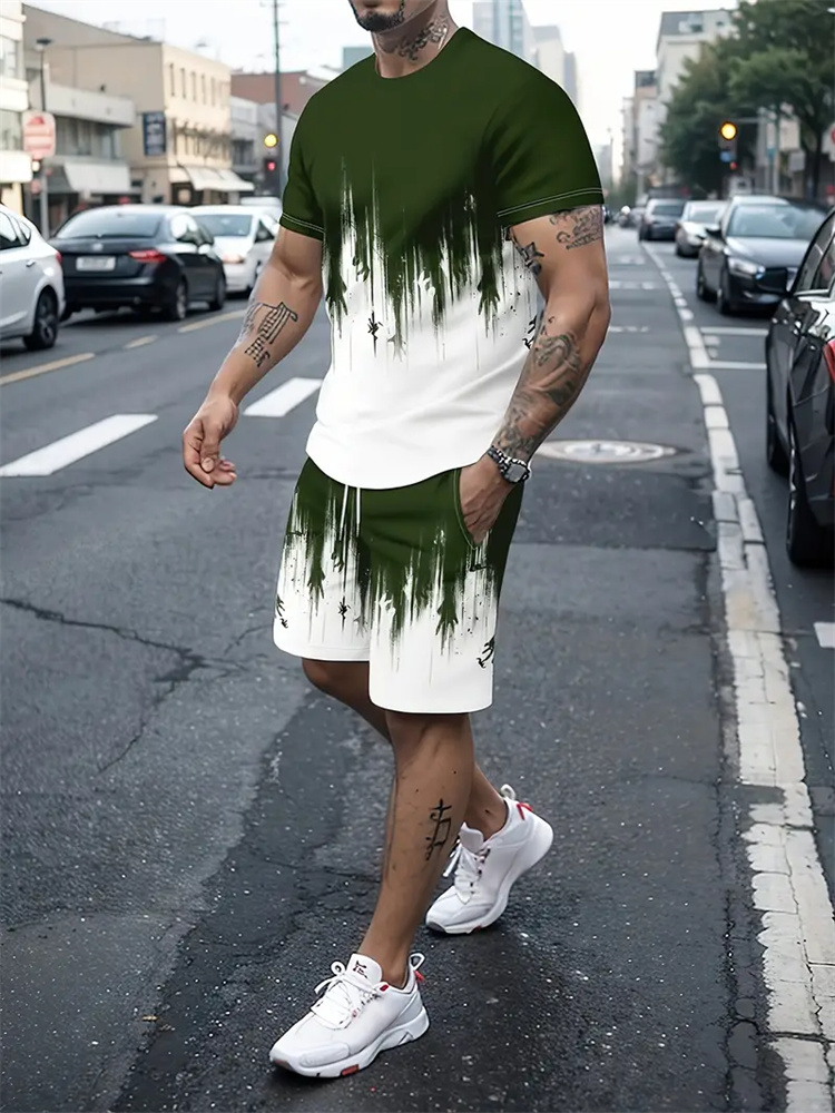 Camiseta con textura degradada - Sports Equipment Set reseña y precio