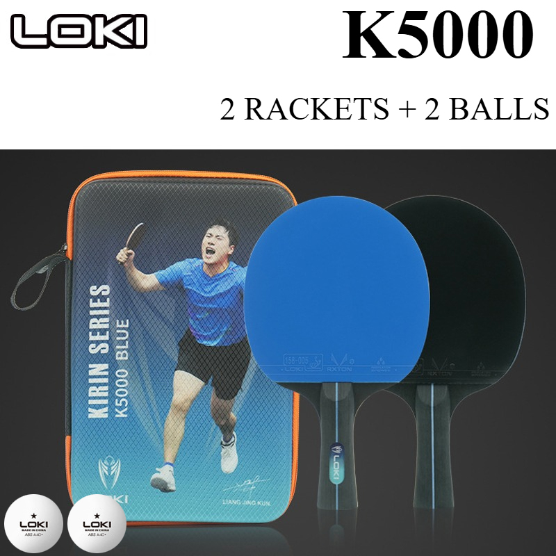 LOKI K5000 Juego de raquetas d - Ping Pong Ball Set reseña y precio