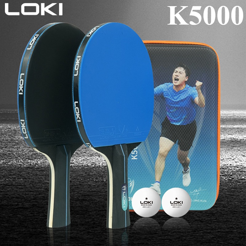 LOKI K5000 Juego de raquetas d - Ping Pong Ball Set reseña y precio