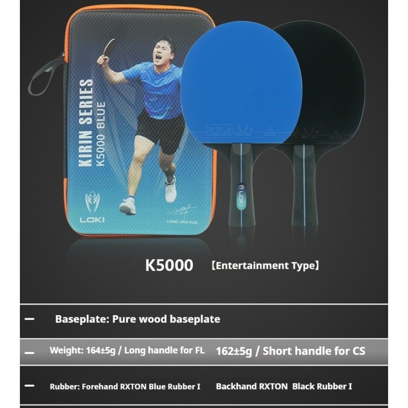 LOKI K5000 Juego de raquetas d - Ping Pong Ball Set reseña y precio