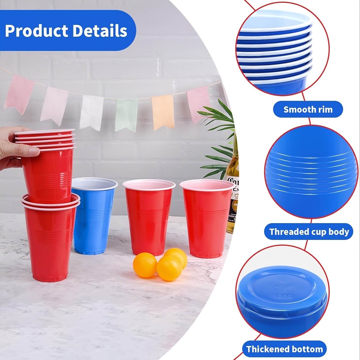 Juego de Beer Pong y Vasos par - Ping Pong Ball Set reseña y precio
