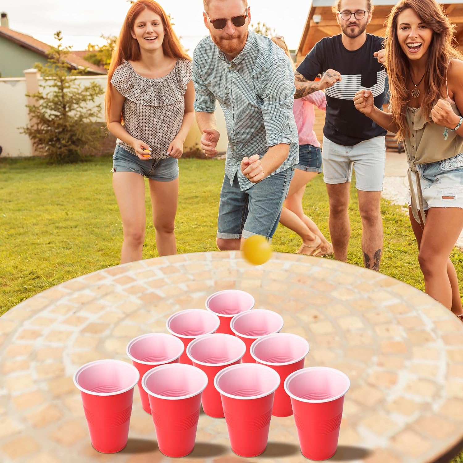 Juego de tazas de Pong, 22 Uds - Ping Pong Ball Set reseña y precio