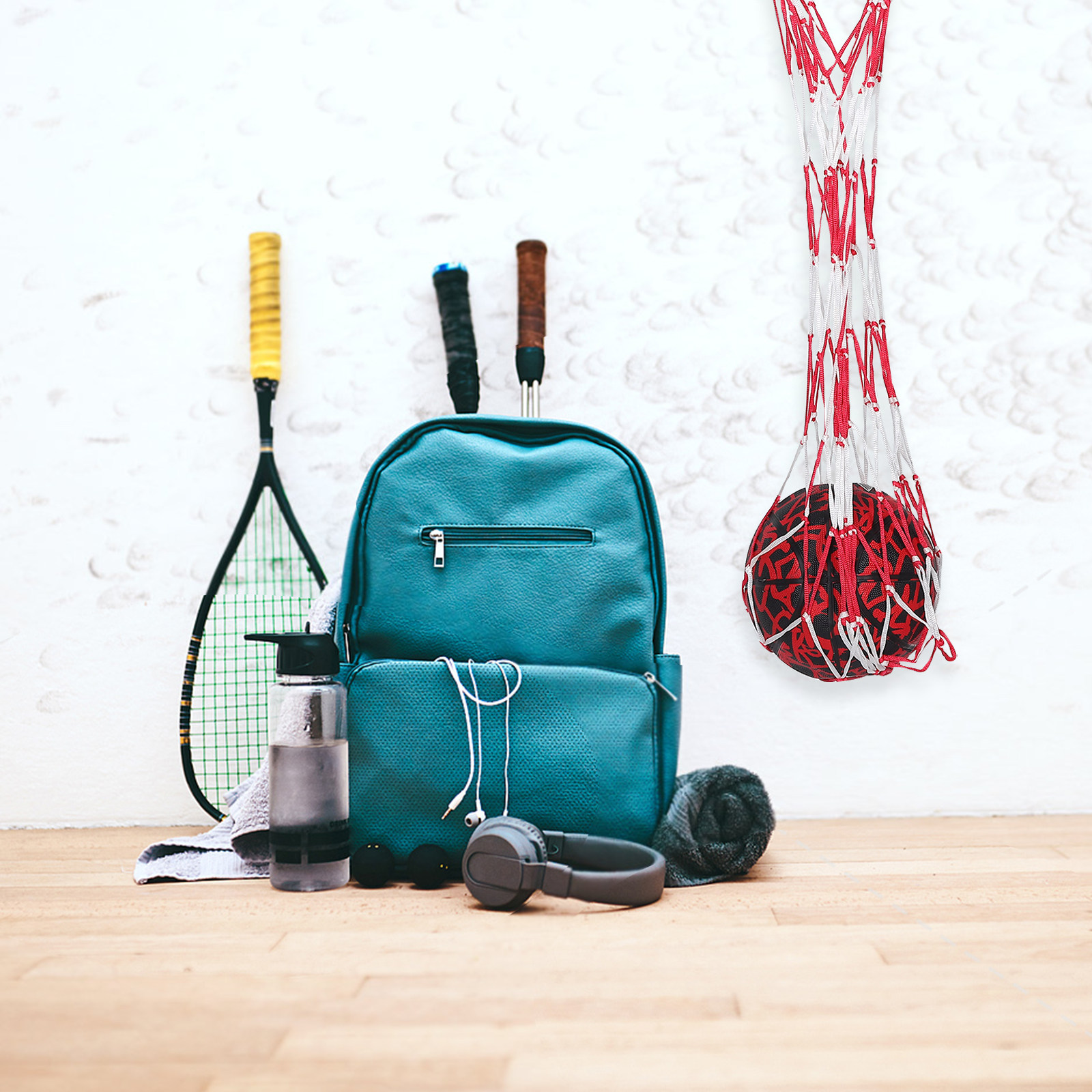 Bolsa de malla para almacenami - Sports Equipment Organizer reseña y precio