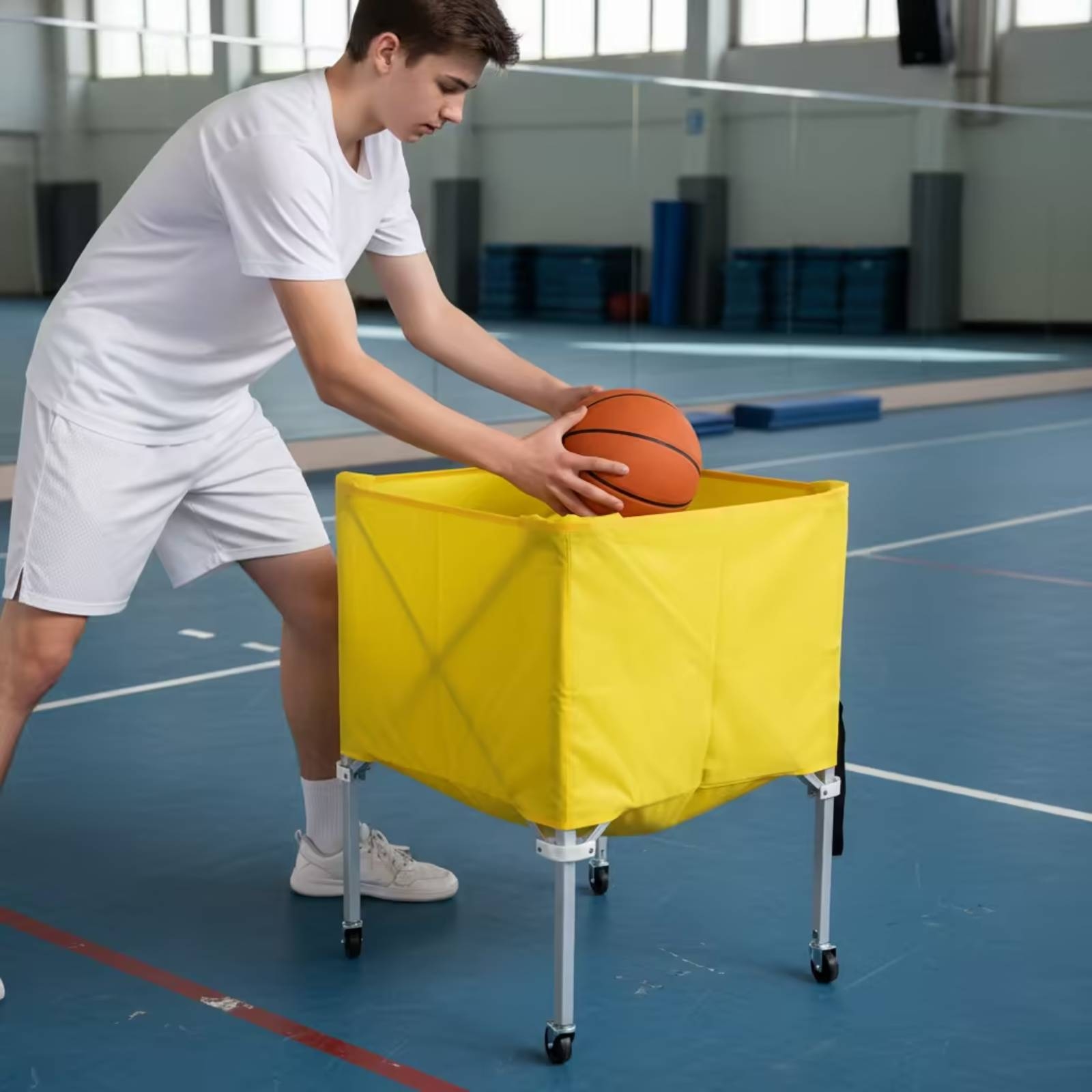 Carrito de Pelotas Plegable y  - Sports Equipment Organizer reseña y precio