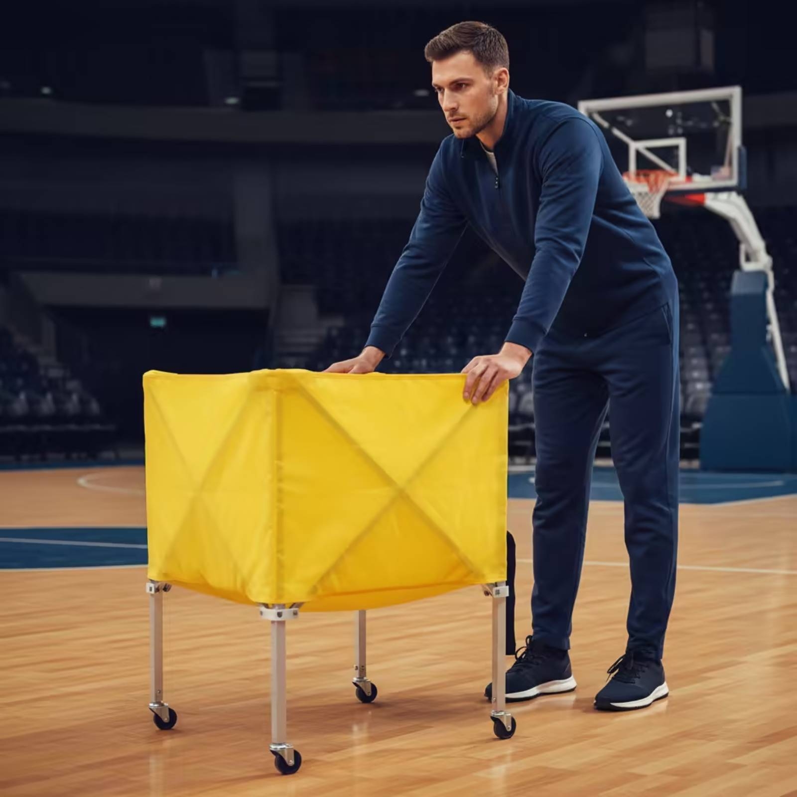 Carrito de Pelotas Plegable y  - Sports Equipment Organizer reseña y precio