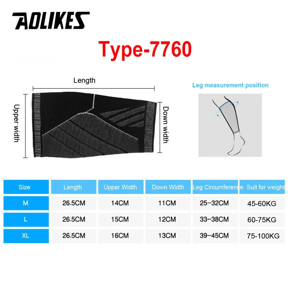AOLIKES 1 Uds rodillera de com - Sports Equipment Knee Support reseña y precio